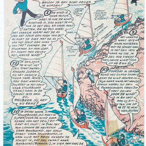 12 stappen met sturende zeilboot - Gerard van Straaten