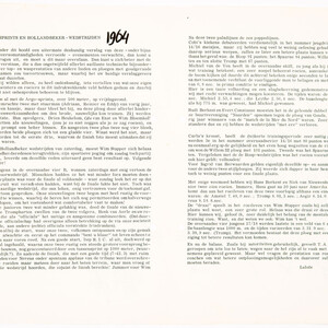 Argo-sprints 1964 tekst - Gerard van Straaten