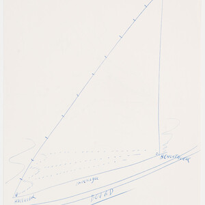 Blauwe pen schetsen III - Gerard van Straaten