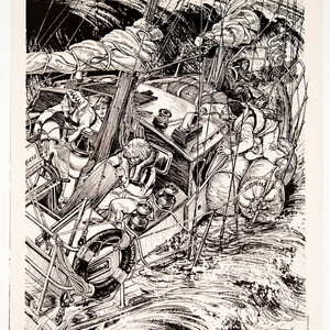 Boot in storm - Gerard van Straaten