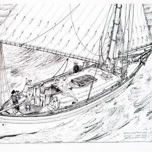 Boot met fotografen - Gerard van Straaten