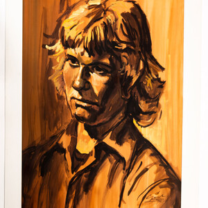Bruin portret man - Gerard van Straaten
