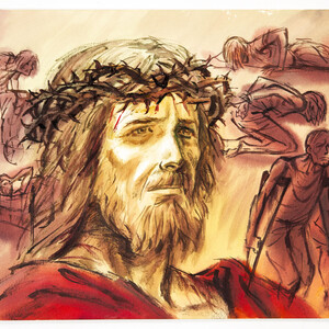 Jezus aan kruis - Gerard van Straaten