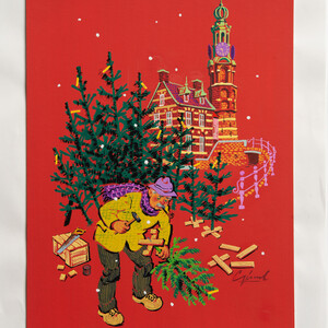 Kerstboom man - Gerard van Straaten