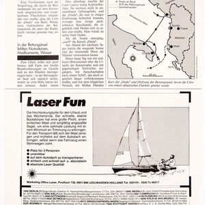 ‘Laser Fun’ man in klein bootje - Gerard van Straaten