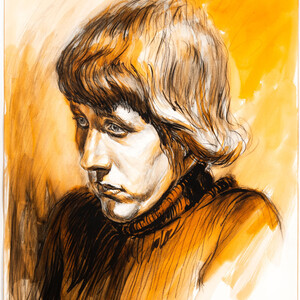Man met bruin haar - Gerard van Straaten