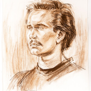 Man met snor - Gerard van Straaten