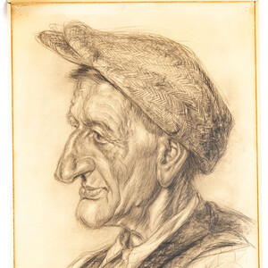 Portret oude man - Gerard van Straaten