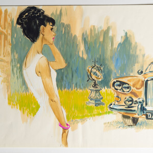 Vrouw met witte jurk - Gerard van Straaten